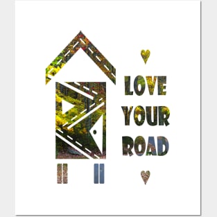 TINY HOUSE-LOVE YOUR ROAD FOREST Posters and Art